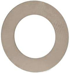 Made in USA - 0.012" Thick, 0.38" Inside x 5/8" OD, Round Shim - 5/16" Screw, Uncoated 302/304 Stainless Steel - USA Tool & Supply