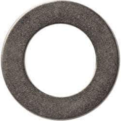 Made in USA - 0.03" Thick, 0.38" Inside x 5/8" OD, Round Shim - 5/16" Screw, Uncoated 302/304 Stainless Steel - USA Tool & Supply