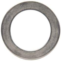 Made in USA - 0.02" Thick, 0.505" Inside x 3/4" OD, Round Shim - 7/16" Screw, Uncoated 302/304 Stainless Steel - USA Tool & Supply