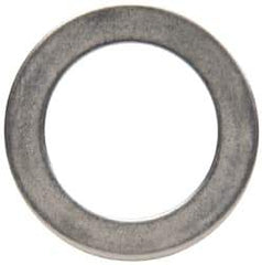 Made in USA - 0.02" Thick, 0.505" Inside x 3/4" OD, Round Shim - 7/16" Screw, Uncoated 302/304 Stainless Steel - USA Tool & Supply