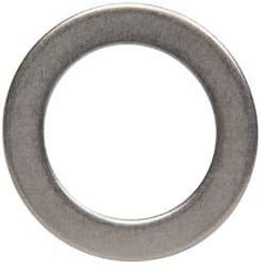 Made in USA - 0.03" Thick, 0.505" Inside x 3/4" OD, Round Shim - 7/16" Screw, Uncoated 302/304 Stainless Steel - USA Tool & Supply