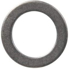 Made in USA - 0.06" Thick, 0.505" Inside x 3/4" OD, Round Shim - 7/16" Screw, Uncoated 302/304 Stainless Steel - USA Tool & Supply