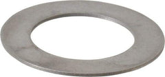 Made in USA - 0.024" Thick, 0.63" Inside x 1" OD, Round Shim - 9/16" Screw, Uncoated 302/304 Stainless Steel - USA Tool & Supply