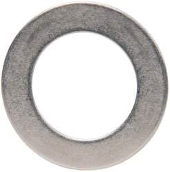 Made in USA - 0.03" Thick, 0.63" Inside x 1" OD, Round Shim - 9/16" Screw, Uncoated 302/304 Stainless Steel - USA Tool & Supply