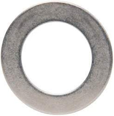 Made in USA - 0.03" Thick, 0.63" Inside x 1" OD, Round Shim - 9/16" Screw, Uncoated 302/304 Stainless Steel - USA Tool & Supply