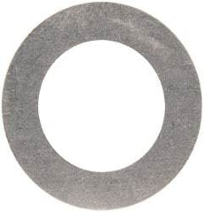 Made in USA - 0.005" Thick, 0.63" Inside x 1" OD, Round Shim - 9/16" Screw, Uncoated 302/304 Stainless Steel - USA Tool & Supply