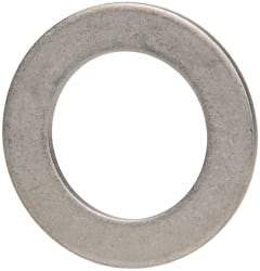 Made in USA - 1/16" Thick, 0.63" Inside x 1" OD, Round Shim - 9/16" Screw, Uncoated 302/304 Stainless Steel - USA Tool & Supply