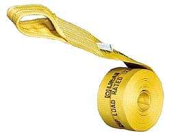 Lift-All - 27' Long x 4" Wide, 5,000 Lb Vertical Capacity, Polyester Web Sling - Yellow - USA Tool & Supply