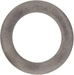 Made in USA - 0.01" Thick, 0.755" Inside x 1-1/8" OD, Round Shim - 5/8" Screw, Uncoated 302/304 Stainless Steel - USA Tool & Supply