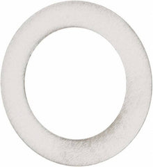 Made in USA - 0.012" Thick, 0.755" Inside x 1-1/8" OD, Round Shim - 5/8" Screw, Uncoated 302/304 Stainless Steel - USA Tool & Supply