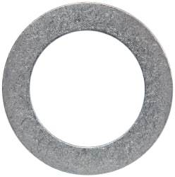 Made in USA - 0.02" Thick, 0.755" Inside x 1-1/8" OD, Round Shim - 5/8" Screw, Uncoated 302/304 Stainless Steel - USA Tool & Supply