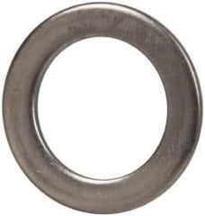 Made in USA - 0.09" Thick, 3/4" Inside x 1-1/8" OD, Round Shim - 5/8" Screw, Uncoated 302/304 Stainless Steel - USA Tool & Supply