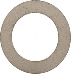 Made in USA - 0.024" Thick, 7/8" Inside x 1-3/8" OD, Round Shim - 3/4" Screw, Uncoated 302/304 Stainless Steel - USA Tool & Supply