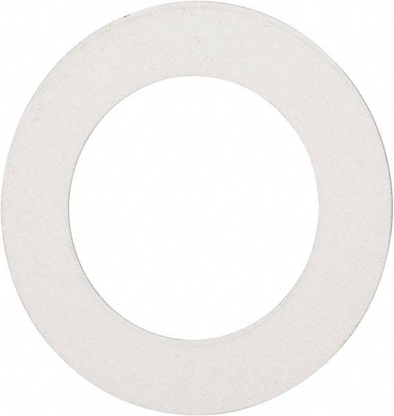 Made in USA - 0.007" Thick, 7/8" Inside x 1-3/8" OD, Round Shim - 3/4" Screw, Uncoated 302/304 Stainless Steel - USA Tool & Supply