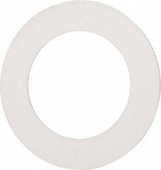 Made in USA - 0.007" Thick, 7/8" Inside x 1-3/8" OD, Round Shim - 3/4" Screw, Uncoated 302/304 Stainless Steel - USA Tool & Supply