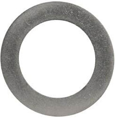 Made in USA - 0.02" Thick, 1" Inside x 1-1/2" OD, Round Shim - 7/8" Screw, Uncoated 302/304 Stainless Steel - USA Tool & Supply