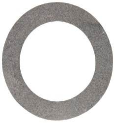 Made in USA - 0.003" Thick, 1" Inside x 1-1/2" OD, Round Shim - 7/8" Screw, Uncoated 302/304 Stainless Steel - USA Tool & Supply