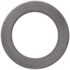 Made in USA - 0.03" Thick, 1" Inside x 1-1/2" OD, Round Shim - 7/8" Screw, Uncoated 302/304 Stainless Steel - USA Tool & Supply