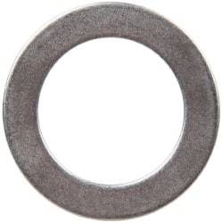 Made in USA - 0.048" Thick, 1" Inside x 1-1/2" OD, Round Shim - 7/8" Screw, Uncoated 302/304 Stainless Steel - USA Tool & Supply