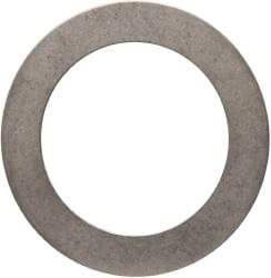 Made in USA - 0.02" Thick, 1-1/8" Inside x 1-5/8" OD, Round Shim - Uncoated 302/304 Stainless Steel - USA Tool & Supply