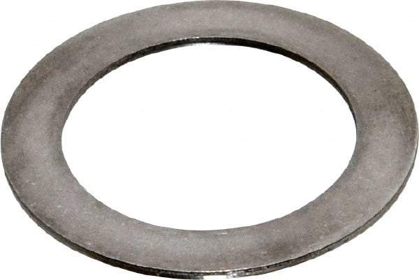 Made in USA - 0.048" Thick, 1-1/8" Inside x 1-5/8" OD, Round Shim - Uncoated 302/304 Stainless Steel - USA Tool & Supply
