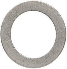 Made in USA - 0.06" Thick, 1-1/8" Inside x 1-5/8" OD, Round Shim - Uncoated 302/304 Stainless Steel - USA Tool & Supply