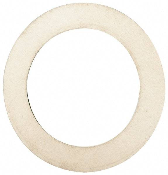 Made in USA - 0.008" Thick, 1-1/8" Inside x 1-5/8" OD, Round Shim - Uncoated 302/304 Stainless Steel - USA Tool & Supply