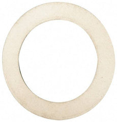 Made in USA - 0.008" Thick, 1-1/8" Inside x 1-5/8" OD, Round Shim - Uncoated 302/304 Stainless Steel - USA Tool & Supply