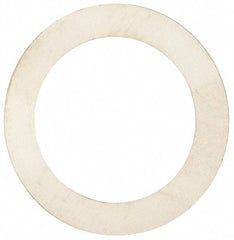 Made in USA - 0.001" Thick, 1-1/4" Inside x 1-3/4" OD, Round Shim - Uncoated 302/304 Stainless Steel - USA Tool & Supply