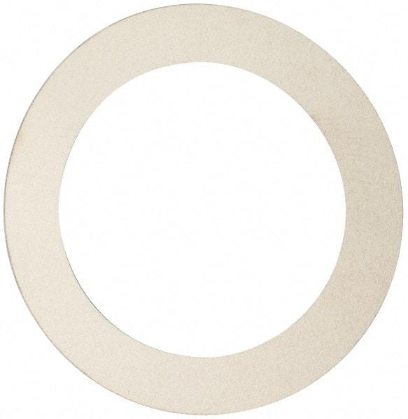 Made in USA - 0.002" Thick, 1-1/4" Inside x 1-3/4" OD, Round Shim - Uncoated 302/304 Stainless Steel - USA Tool & Supply