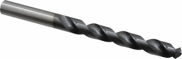 OSG - 11.99896mm 120° Vanadium High Speed Steel Jobber Drill - TiCN Finish, Right Hand Cut, Spiral Flute, Straight Shank, 151mm OAL, Standard Point - USA Tool & Supply