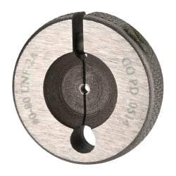 Vermont Gage - 0-80 Go Single Ring Thread Gage - Class 2A, Tool Steel - USA Tool & Supply
