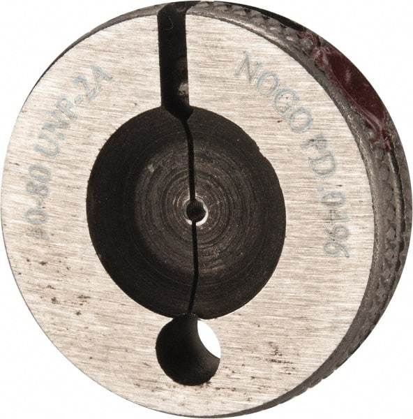 Vermont Gage - 0-80 No Go Single Ring Thread Gage - Class 2A, Tool Steel - USA Tool & Supply