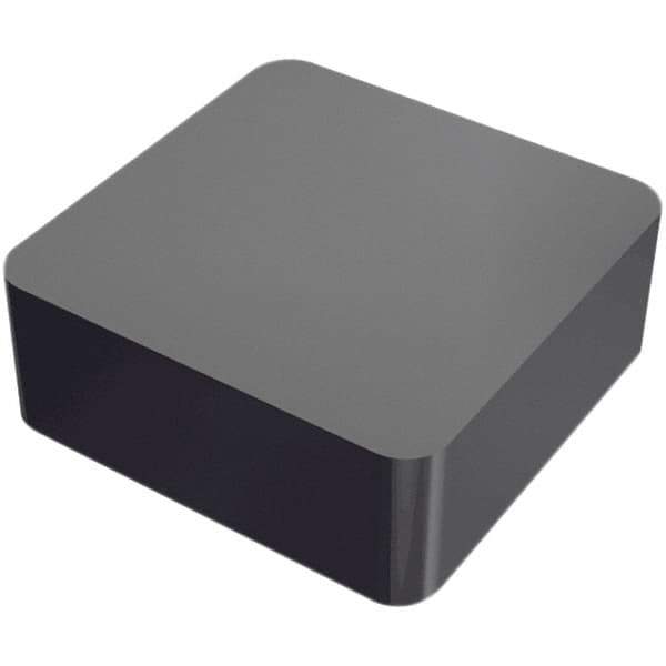 Iscar - CNGA432 Grade IS80 Ceramic Turning Insert - Al2O3/TiN Finish, 80° Diamond, 1/2" Inscr Circle, 3/16" Thick, 1/32" Corner Radius - USA Tool & Supply
