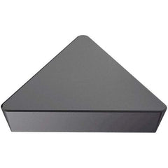 Iscar - TPG222 T Grade IN23 Ceramic Turning Insert - Al2O3/TiCN Finish, 60° Triangle, 1/4" Inscr Circle, 1/8" Thick, 1/32" Corner Radius - USA Tool & Supply