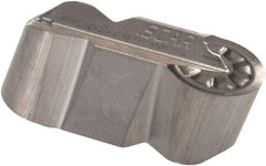 Iscar - 600300GIPA YZ Grade IC20, 6mm Cutting Width Carbide Grooving Insert - 3mm Max Depth of Cut, Neutral, 3mm Corner Radius, Uncoated - USA Tool & Supply