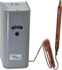 White-Rodgers - Refrigeration Temperature Controls Capillary Length: 5 Ft. Differential: Adjustable 3.5 to 40 F - USA Tool & Supply