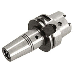 Iscar - 7/16" Hole Diam, HSK63A Taper Shank Shrink Fit Tool Holder & Adapter - 3.543" Projection, 0.94" Nose Diam, 1.85" Clamping Depth, 25,000 RPM, Through Coolant - Exact Industrial Supply
