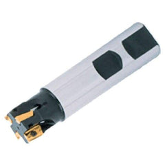 Iscar - 25mm Cut Diam, 14.3mm Max Depth of Cut, 25mm Shank Diam, 150mm OAL, Indexable Square Shoulder End Mill - HM90 ADKT 1505.. Inserts, Cylindrical Shank, 90° Lead Angle, Series Heli2000 - USA Tool & Supply