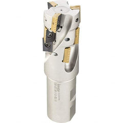 Iscar - 2" Cut Diam, 2.1" Max Depth of Cut, 1-1/2" Shank Diam, 5.91" OAL, Indexable Square Shoulder End Mill - P290 AC.T 1806.. Inserts, Weldon Shank, 0° Lead Angle, Through Coolant, Series MillShred - USA Tool & Supply