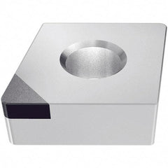Iscar - CNMA432 T Grade IB85 CBN Turning Insert - 80° Diamond, 1/2" Inscr Circle, 3/16" Thick, 1/32" Corner Radius - USA Tool & Supply