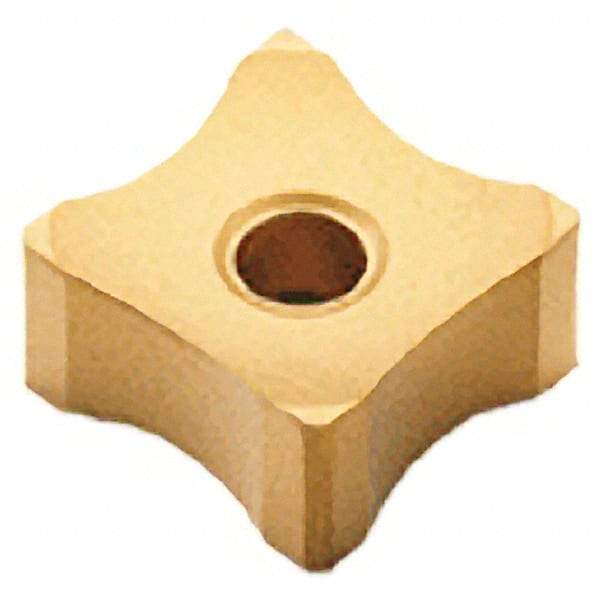 Kyocera - CNGA431 Grade KBN25M CBN Turning Insert - Megacoat Finish, 80° Diamond, 1/2" Inscr Circle, 3/16" Thick, 1/64" Corner Radius - USA Tool & Supply