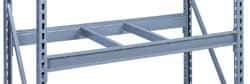 Tennsco - 3,800 Lb Capacity Bulk Storage Shelf Beam Kit - 60" Wide x 3-5/8" High x 36" Deep x 1-1/2" Thick, Medium Gray - USA Tool & Supply