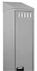 Tennsco - 12" Wide12" Deep, Locker Slope Top - USA Tool & Supply