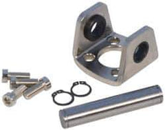 SMC PNEUMATICS - Air Cylinder Double Clevis - For 1-1/4" Air Cylinders, Use with NCGD - USA Tool & Supply