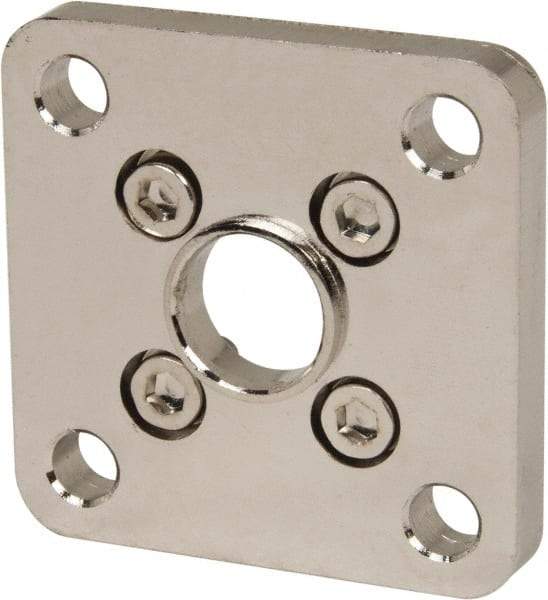 SMC PNEUMATICS - Air Cylinder Flange Mount - For 1-1/4" Air Cylinders, Use with NCGF/G - USA Tool & Supply