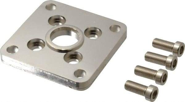 SMC PNEUMATICS - Air Cylinder Flange Mount - For 2" Air Cylinders, Use with NCGF/G - USA Tool & Supply