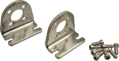 SMC PNEUMATICS - Air Cylinder Foot Mount - For 2" Air Cylinders, Use with NCGL - USA Tool & Supply