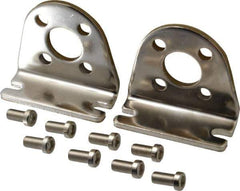 SMC PNEUMATICS - Air Cylinder Foot Mount - For 2-1/2" Air Cylinders, Use with NCGL - USA Tool & Supply