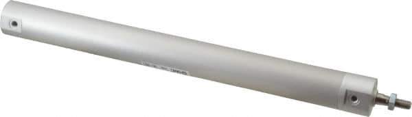 SMC PNEUMATICS - 3/4" Bore Double Acting Air Cylinder - 1/8 Port, 1/4-28 Rod Thread, 140 Max psi, 40 to 140°F - USA Tool & Supply